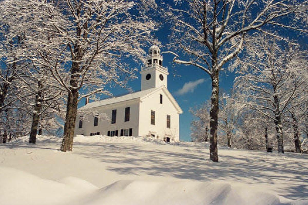 Meeting House in Winter